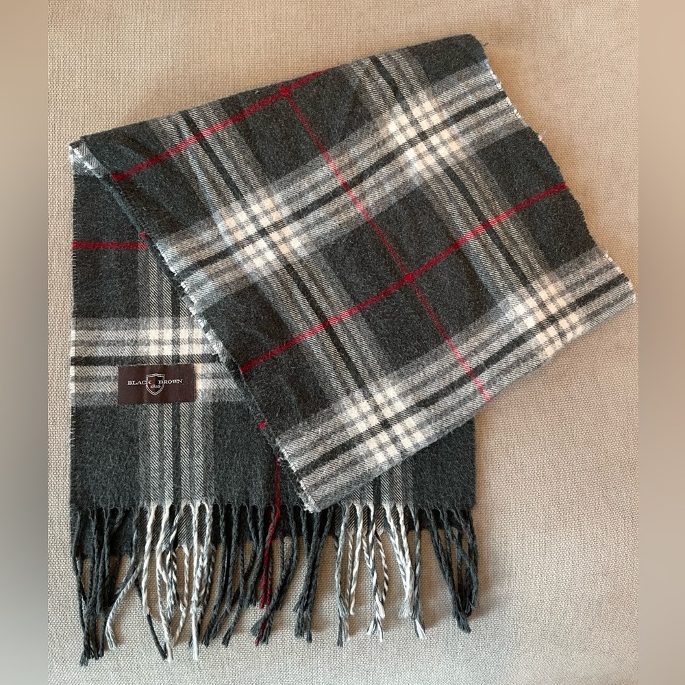 Black Brown 1826 Men's Scarf